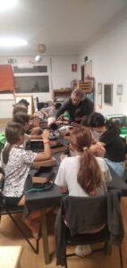 Pintando las cámaras