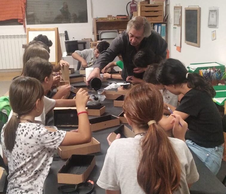 Pintando las cámaras