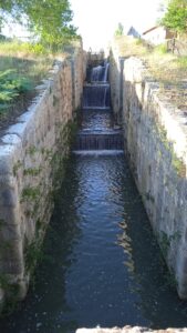 Villamuriel de Cerrato. Canal de Castilla. Esclusa